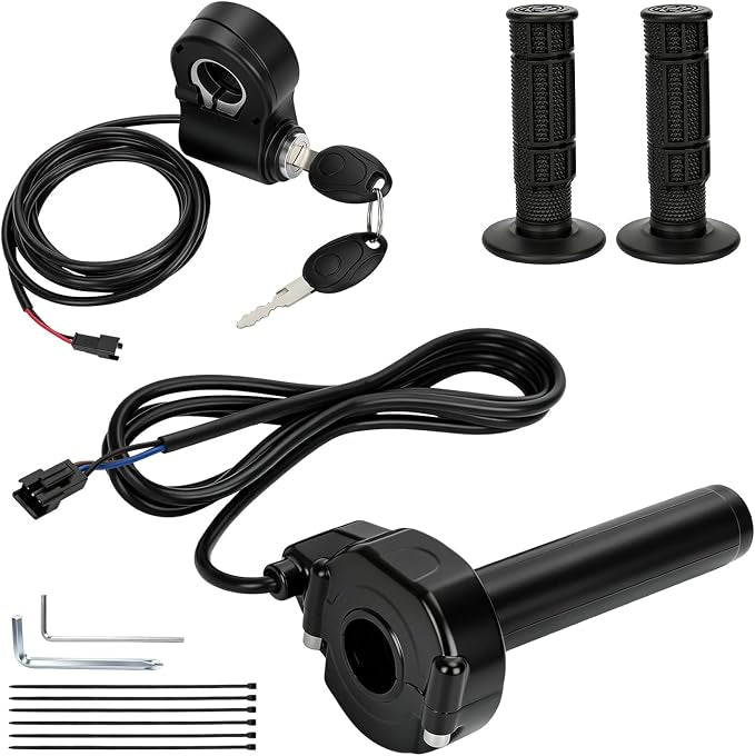 Full Twist Throttle with Key Ignition for Ridstar Q20